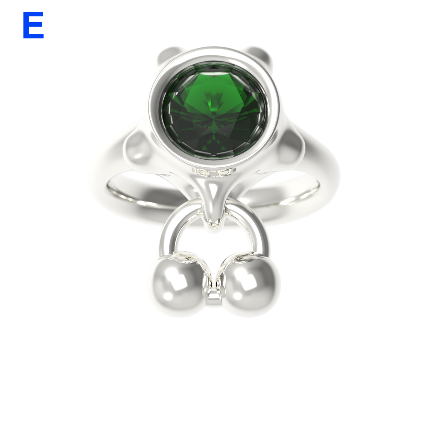 One Charm Ring 250302